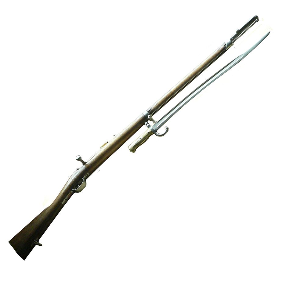 Chassepot als historisches Gewehr / Von Rama - Eigenes Werk, CC BY-SA 2.0 fr, https://commons.wikimedia.org/w/index.php?curid=287086
