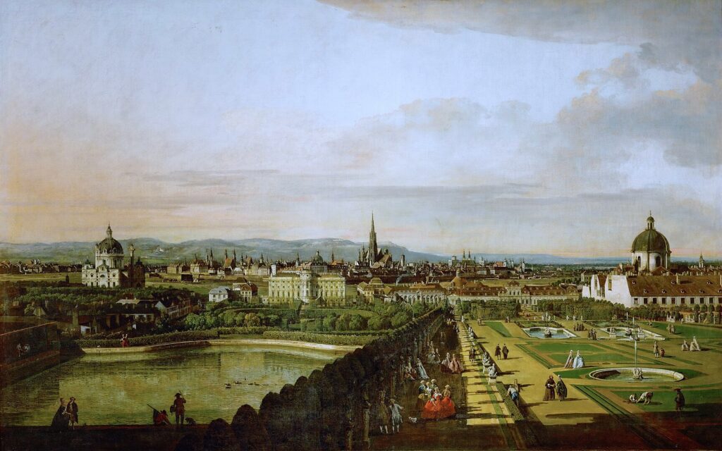 Wien, Gemälde von Canaletto, 1758