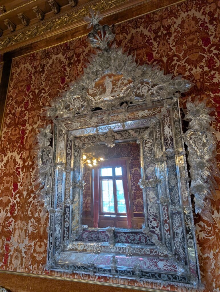 Spiegel aus Murano Glas im Schloss Sigmaringen
