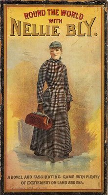 Plakat „Round The World With Nellie Bly“
